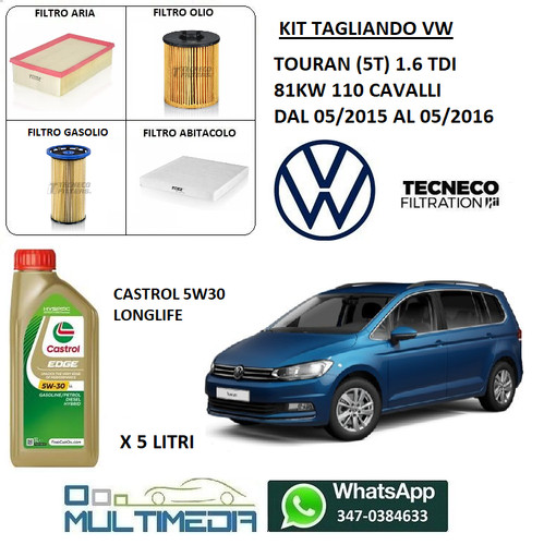 Kit tagliando filtri - kit,
