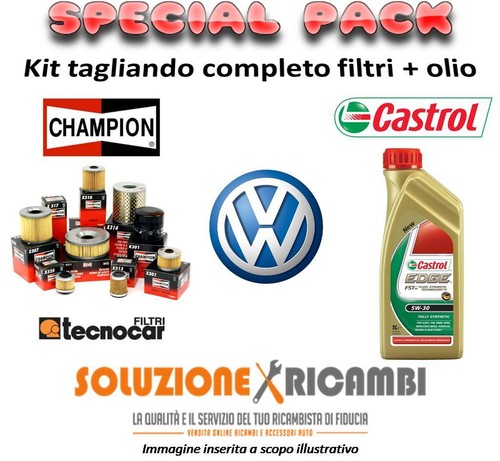 Kit tagliando filtri olio vw - kit,