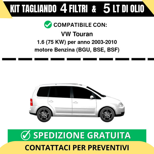 Tagliando per touran - tagliando, vw