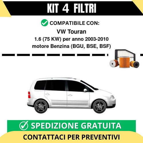 Kit filtri tagliando - filtri, per