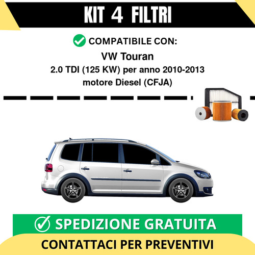 Kit filtri tagliando per - 4,